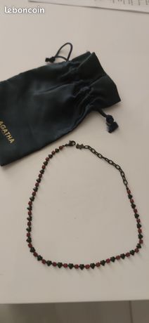 Collier Vintage Fantaisie Cœur Agatha - Bijou Rétro Pour Femme - Occasion En Bon état