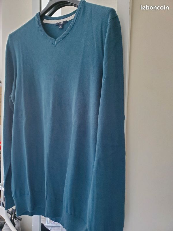 V Neck Pull Col V Homme Kiabi Pull Col V Noir Kiabi Homme – Taille M