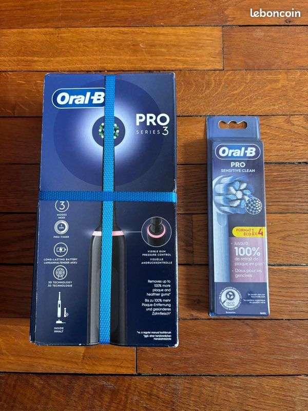 Brosse à dent électrique Oral B pro séries et lot de