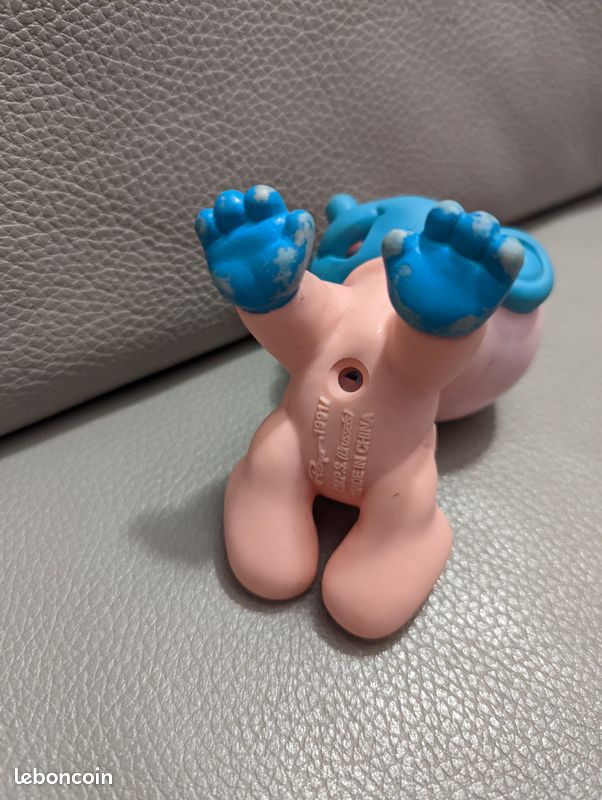 Pouet schtroumpf 1991 peyo rose 11 cm la tête tourne (image 4)