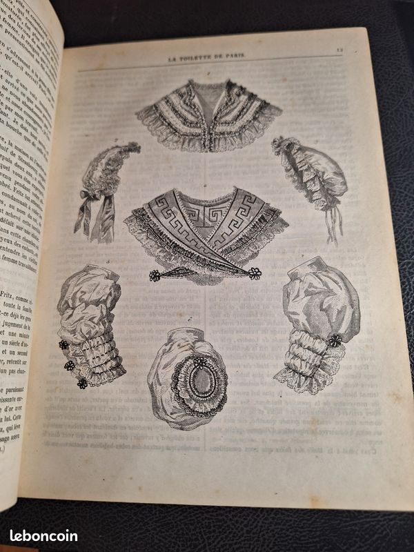 Fascicules mode : toilette à Paris 1862/63 (image 3)