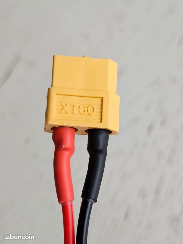 Adaptateur de connecteur XT60 (mâle) - EC3 (femelle
