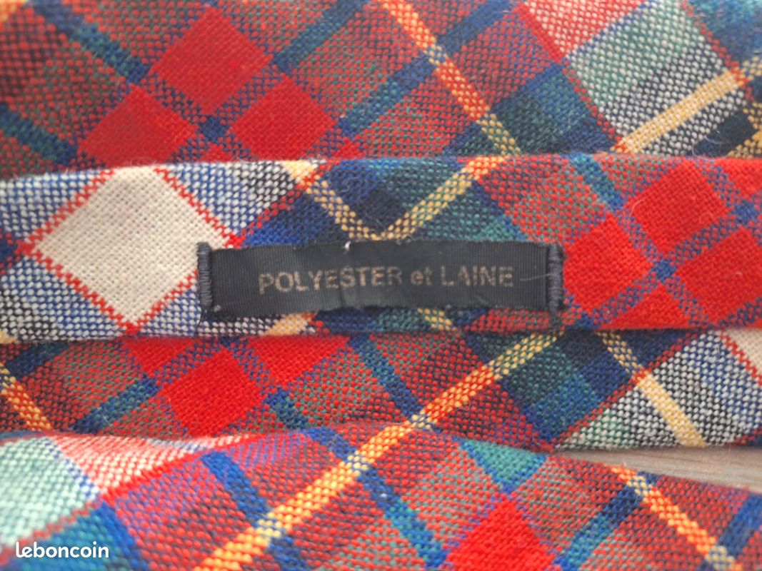 Cravate Vintage En Laine Meier & Frank - Motif Paisley Multicolore, Fabriquée En Ecosse