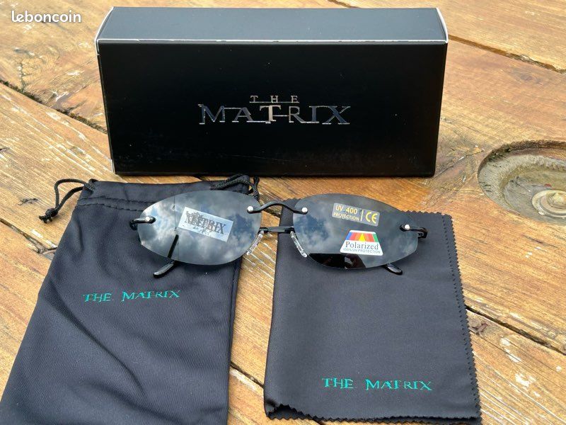 LUNETTES POLARISÉES MATRIX NEW RELOADED + POCHETTE/LINGETTE ET BOITE THE MATRIX