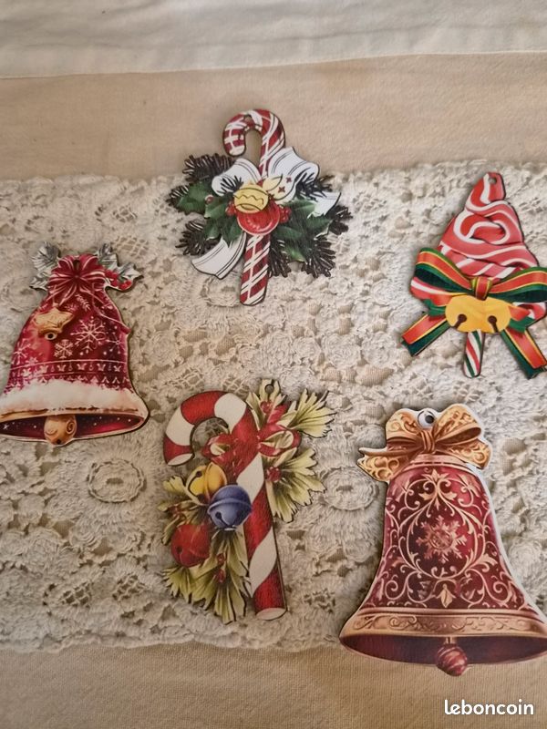 Deco plats de sapin Noël x5 (image 1)