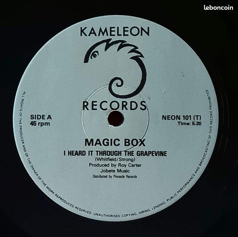 Magic Box : I Heard It Through The Grapevine (maxi45t vinyle 12") (image 1)