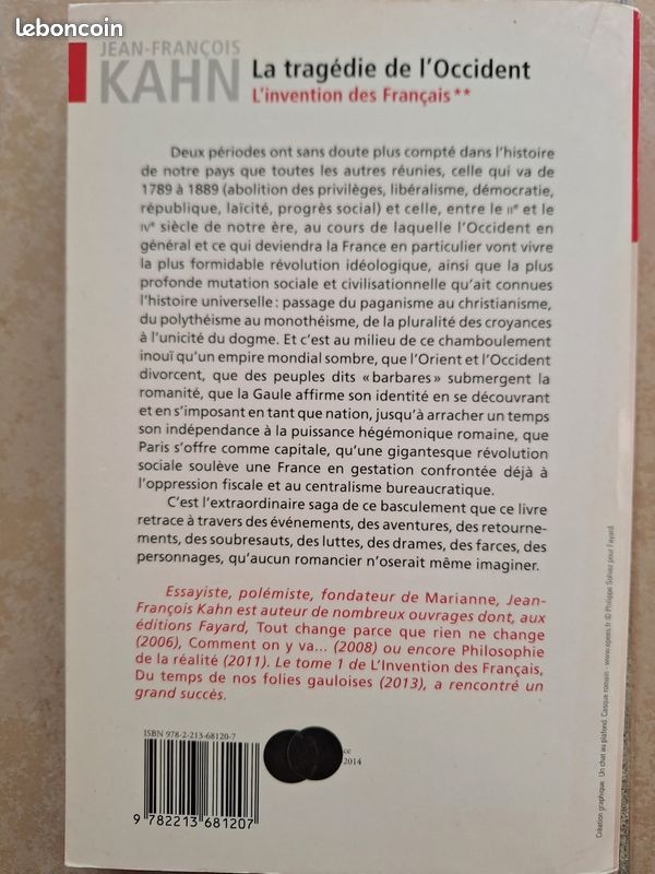 Livre - La tragédie de l'Occident (image 2)