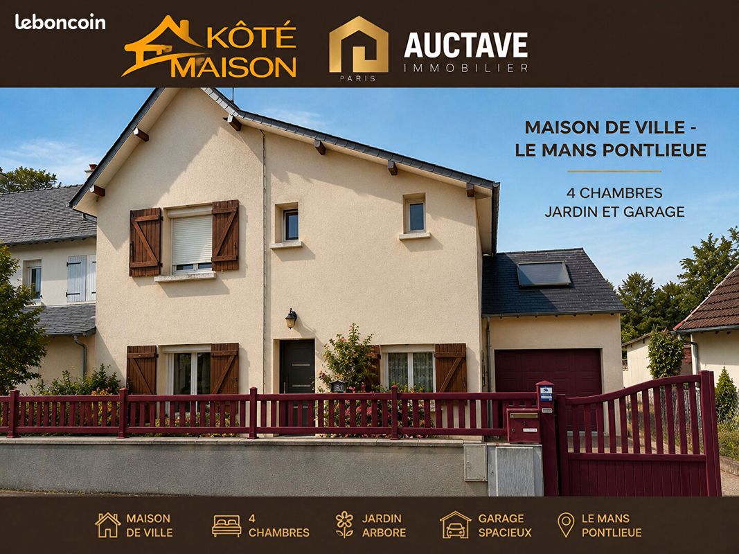 Maison 6 pièces 97 m² · à Le Mans · 97 m² · 213 000 €