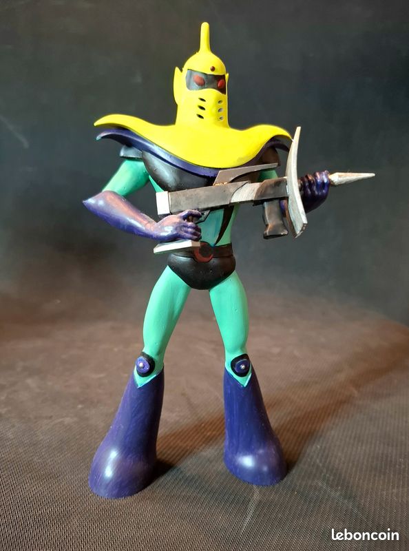 Figurine Frankentoys FT02 - Soldat Vega Tête Jaune (Goldorak) - Neuf Sous Blister