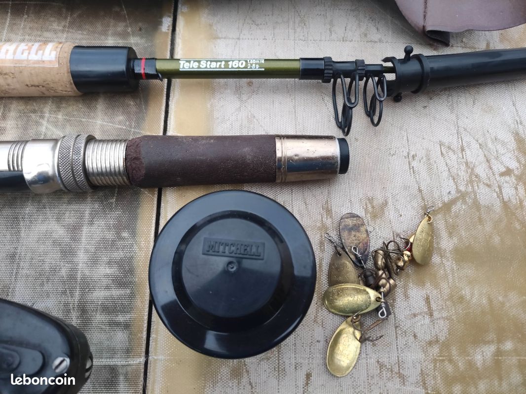 Moulinet De Pêche Vintage Mitchell Garcia 367 - France, Droitier, Bon État
