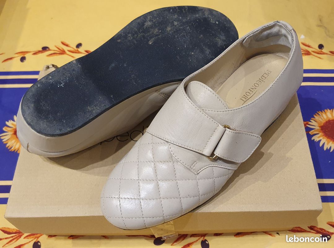 Chaussures pediconfort t38 beiges (image 1)