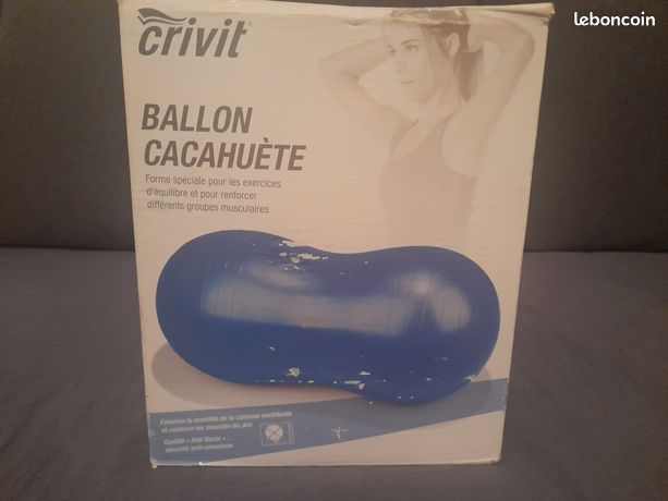 Balle Fitness PVC Anti-éclatement Ballon Exercice En Forme De Cacahuète, Accessoires De Fitness, 35 X 18 Ballon Cacahuète Physio Roll Balle Fitness PVC Anti-éclatement Ballon Exercice En Forme De Cacahuète, Accessoires De Fitness, 35 X 18 Ballon Cacahuète Physio Roll