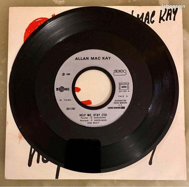 Disque vinyle 45 tours Allan Mac Kay (image 3)
