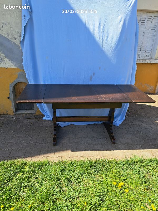 Table bois a rallonge (image 7)
