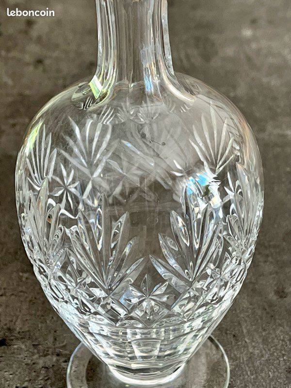 Carafe à Liqueur En Cristal Saint Louis - Couleur Verte, Taille 4147, Parfait état