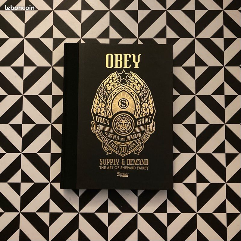 OBEY SUPPLY AND DEMAND 💵 dédicacé par Shepard Fairey (image 3)