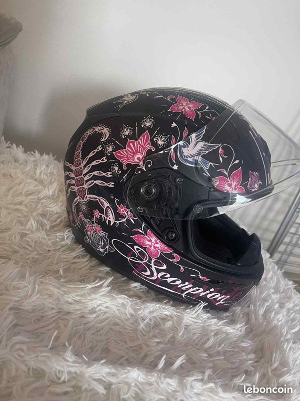 Casque moto femme scorpion Équipement moto