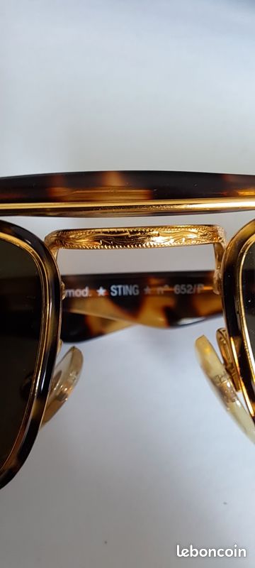 Lunettes Vintage Sting 3973 Gris - Monture Demi-cadre Métal - Neuf Sans étiquette