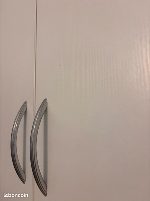 Cuisine d'angle complète – Façades nacrées effet veiné bois (image 5)