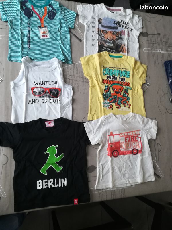 Vetements printemps été garçon 2 ans très bon état (image 1)