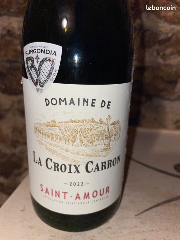 Vin Beaujolais - SAINT-AMOUR - 2022 - DOMAINE DE LA CROIX CARRON (image 2)
