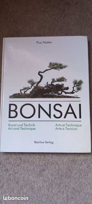Bonsai art et technique de pius notter - Livres