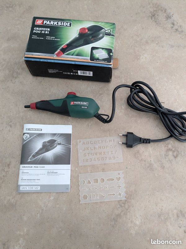 Graveur neuf "Parkside PGG 15 B 1"pour bricolage (image 3)