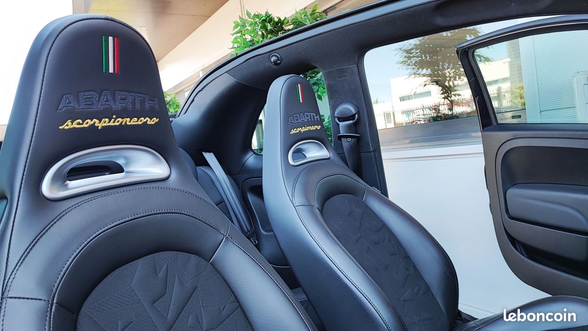 Abarth 500C 1.4 TURBO T-JET 165 CH 595 SCORPIONEORO*1ER MAIN*EDITION 2000 EXEMPLAIRES (image 25)