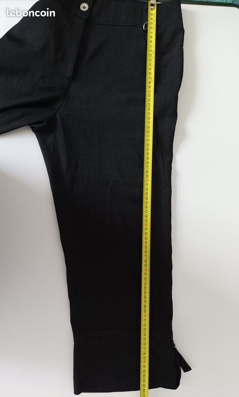 Pantalon Armand Thierry Taille 44/46 - Couleur Bleu/vert - Coupe Jean En Coton - Très Bon état