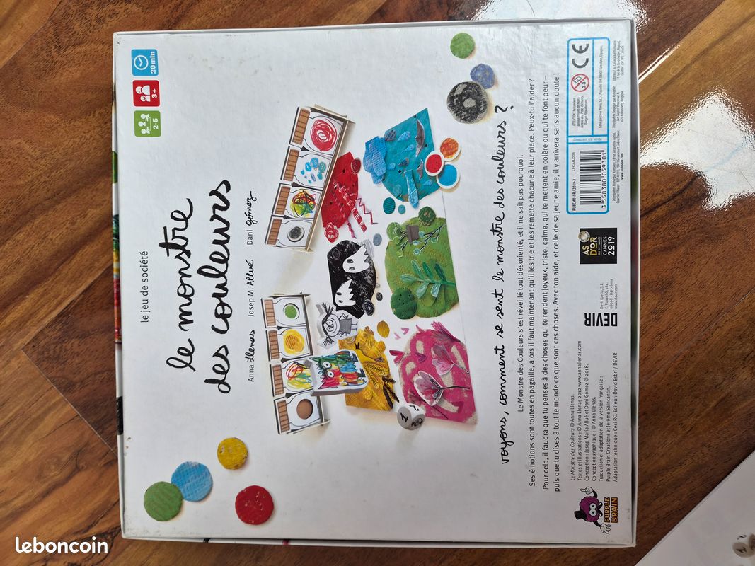 Jeu le monstre des couleurs (image 2)