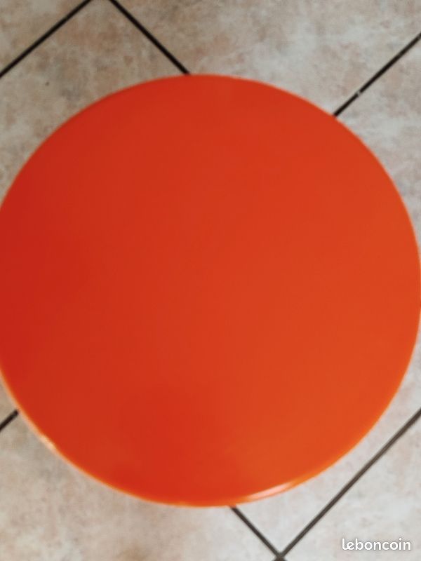Tabouret plastique année 68 France (image 2)
