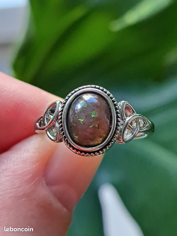 Bague En Argent Taille 54 - Occasion - Style Simple Et Intemporel