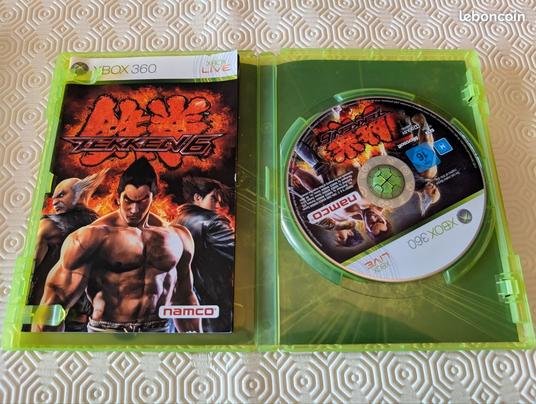 Carátula xbox360 de Tekken 6 - Cd