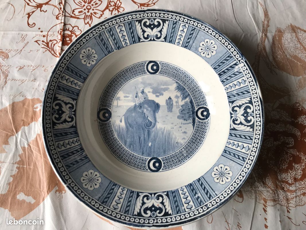 Assiette Plate Acier Émaillé 300 mm Lot de 6