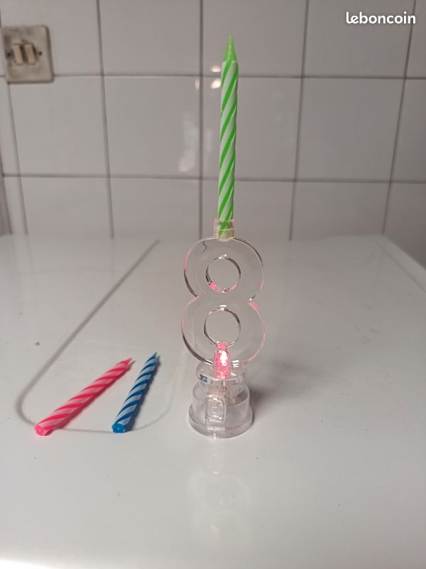 Bougie 8 ans lumineuse (image 2)