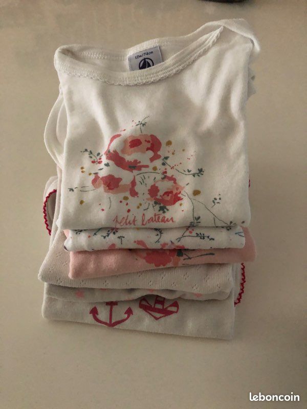 Bodies 6 mois manches courtes fille (image 1)