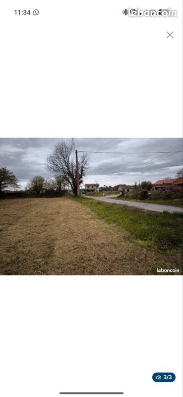Terrain 2500m2 · à Morlanne · 42 000 €