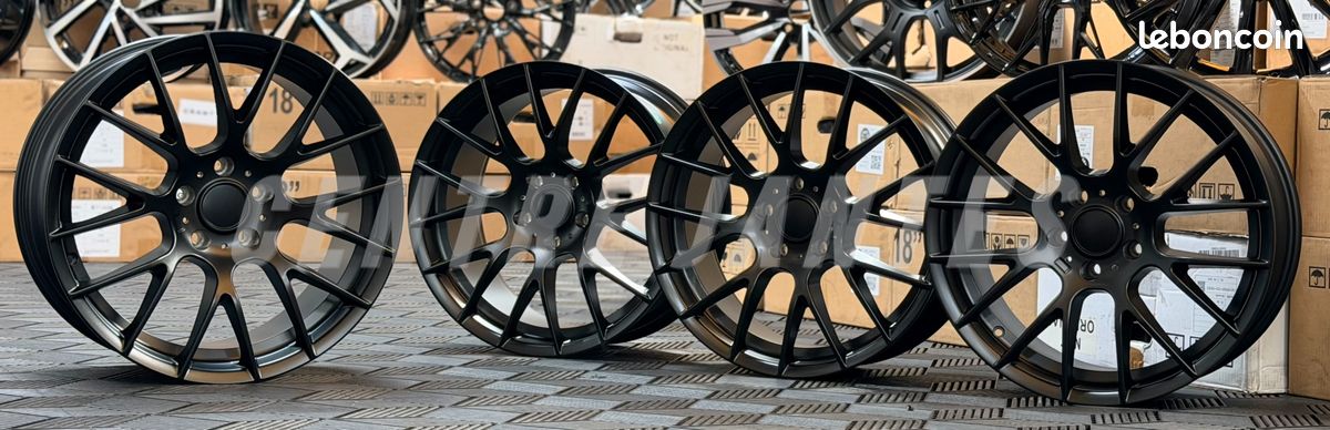 4 Jantes BMW 18" Style M Performance – Pack M / M Sport / M Performance / xDrive / Shadow Line – Compatible Série 3 4 5 6 – E90 E91 E92 E93 F30 F31 F32 F33 F36 F10 F11 F06 F12 F13 F14 (image 3)
