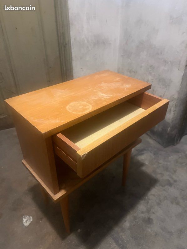 Vintage Table de nuit année 60 (image 2)