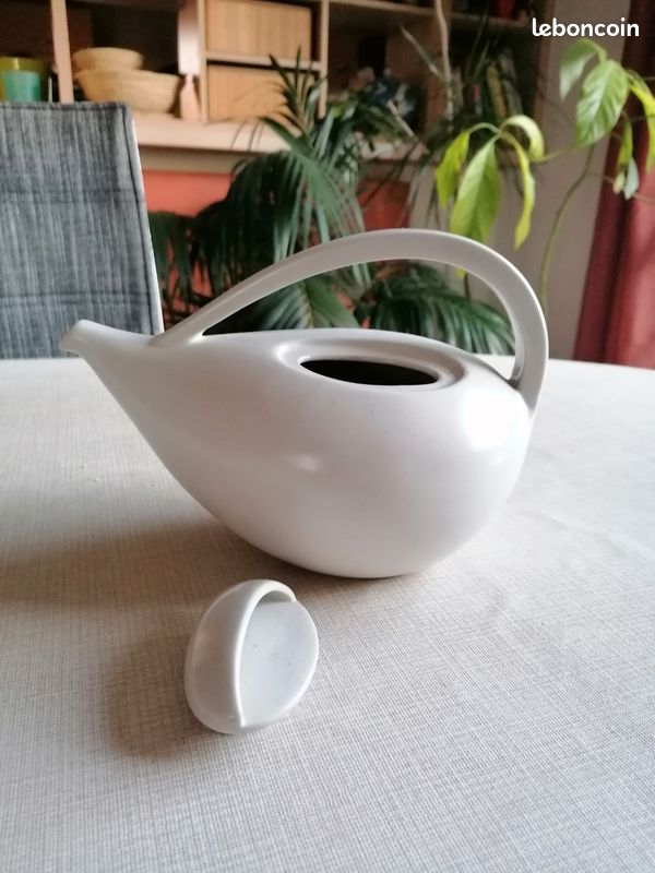 Théière en Verre 800 ml avec Poignée en Bois