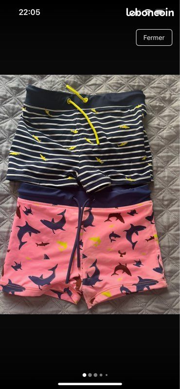 Lot de deux maillots de bain okaidi taille 6 ans (image 1)