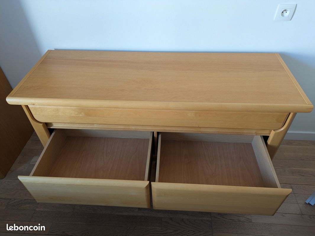 COMMODE en AULNE NATUREL (image 4)