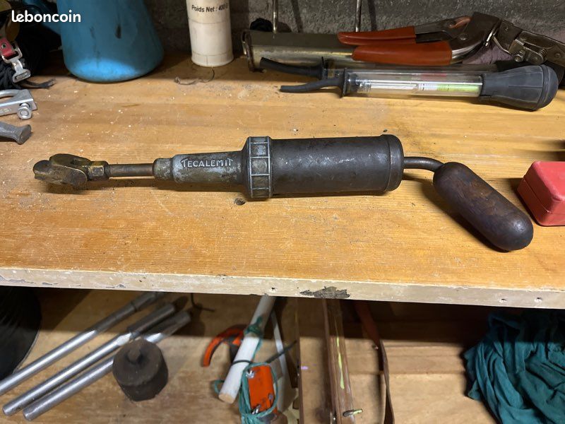 Ancienne Pompe à Graisse TECALEMIT N 729915 – Pour Sacoche Vélo, Vintage