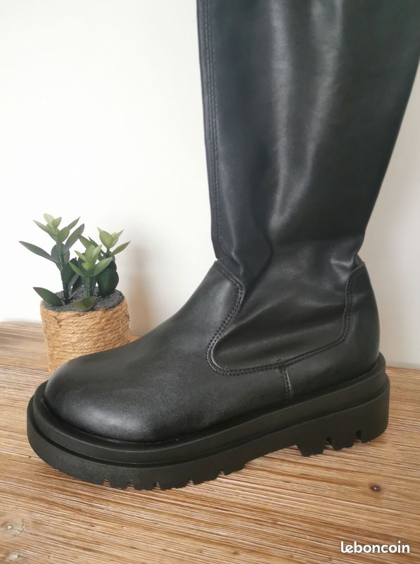 Bottes, cuissardes à plateforme Shein Pointure 37/38 Chaussures