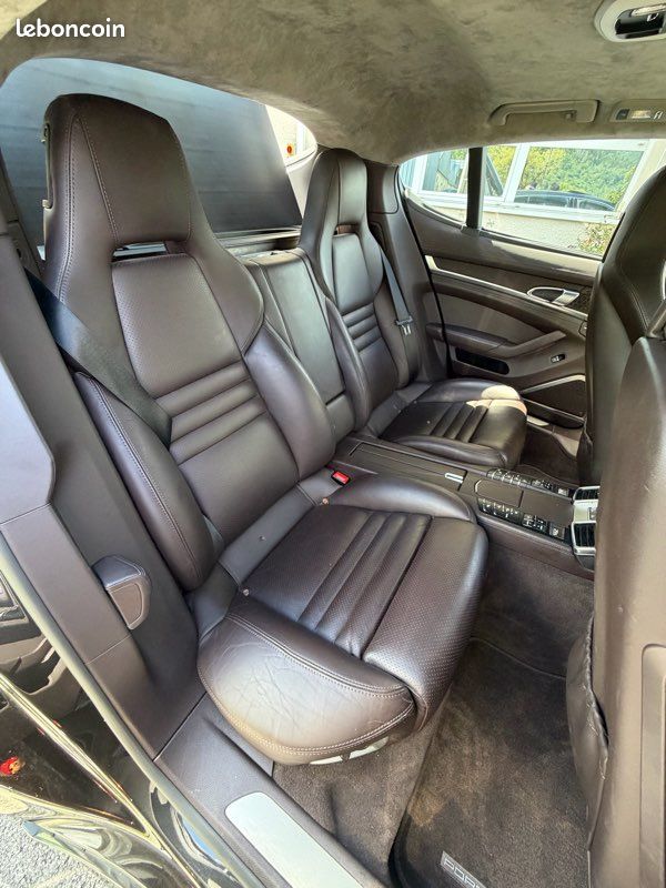 Porsche panamera turbo s 4.8 v8 550 pdk7 / pack sport design / chrono plus / frein céramique / full options / suivi porsche / burmester (image 8)