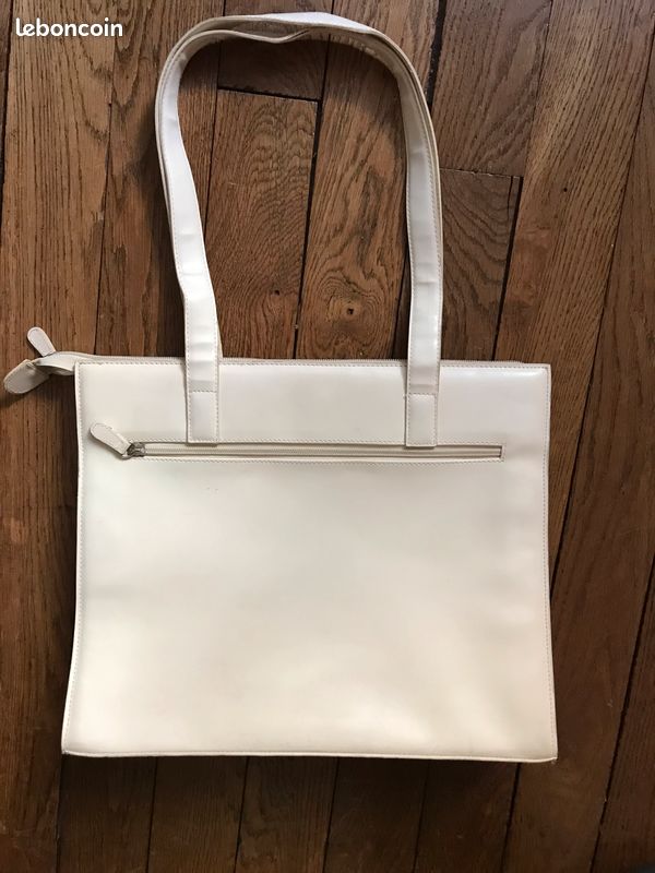 Sac à bandoulière blanc (image 2)