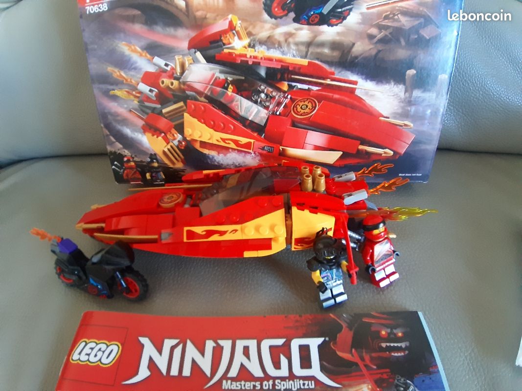 Lego ninjago 70638 de 7 à 14 ans bateau kai et luke masters of spinjitzu complet (image 4)