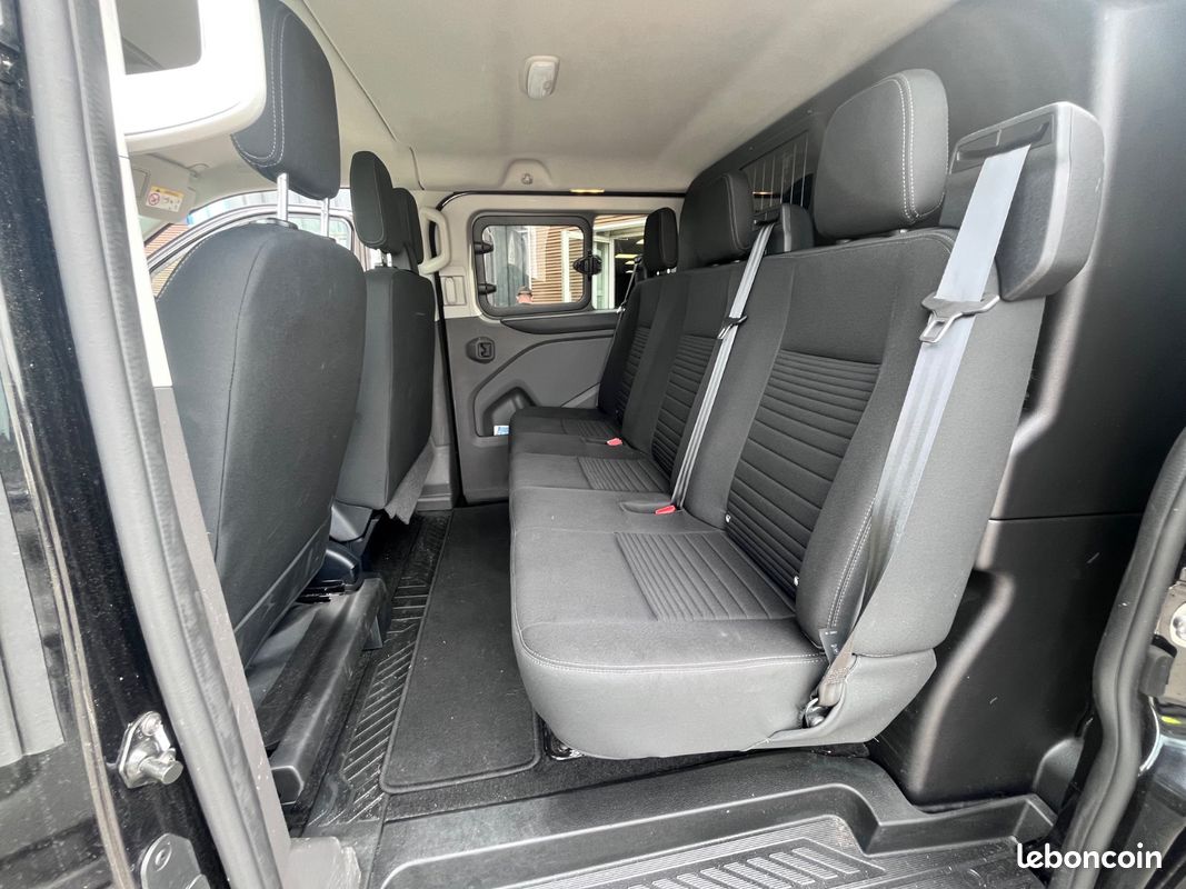 Ford transit custom cabine approfondie 320 l2h1 2.0 ecoblue 130 bva limited prix ttc/tva recuperable (image 11)