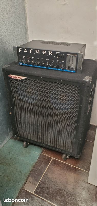 Tete d'ampli basse ebs fafner + baffle (image 1)