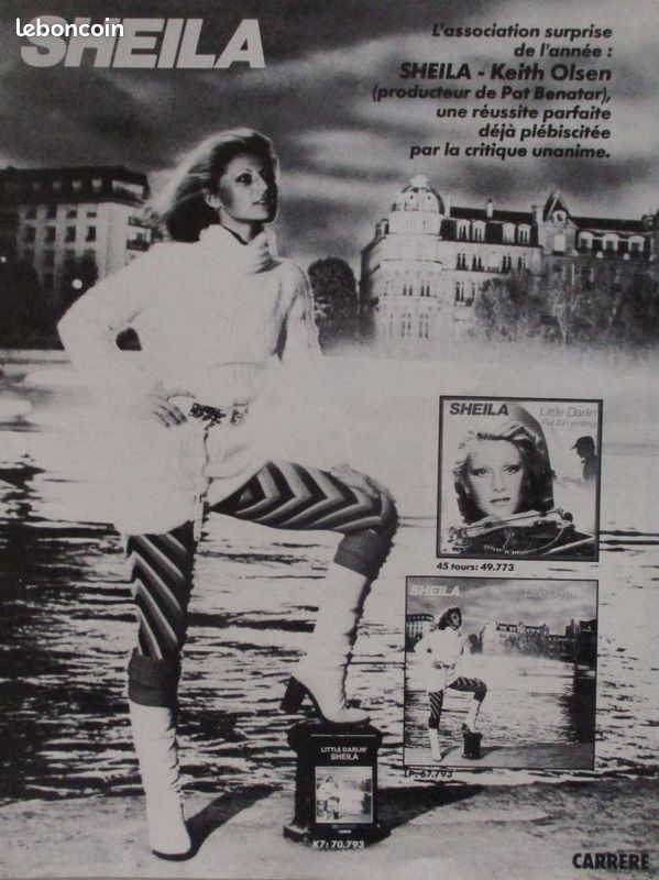 SHEILA & Keith Olsen publicité presse 1981 (image 1)